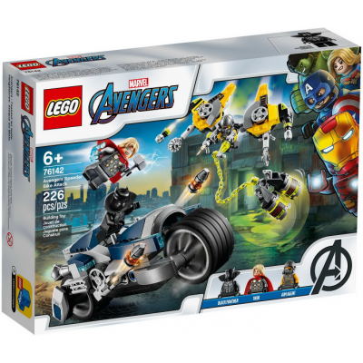 LEGO SUPER HEROES Avengers L'attaque du Speeder Bike des Avengers 2020